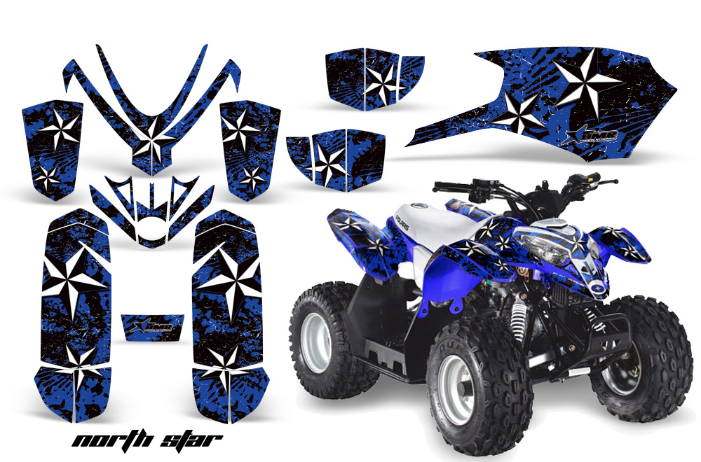 Polaris Outlaw 50 Graphics Kit NS BL